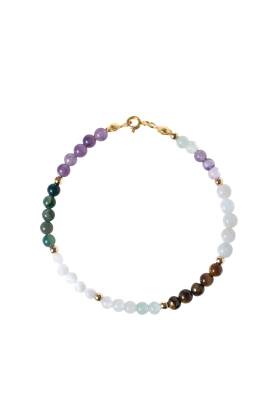 Sertifikalı Balık Burcu Doğal Taş Bileklik - 5