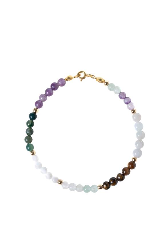 Sertifikalı Balık Burcu Doğal Taş Bileklik - 5