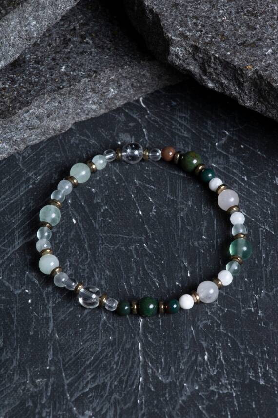 Sertifikalı Balık Burcu Doğal Taş Bileklik (SK:258) - 4