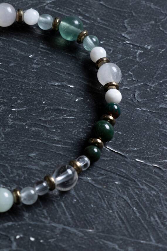 Sertifikalı Balık Burcu Doğal Taş Bileklik (SK:258) - 5