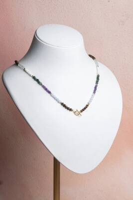 Sertifikalı Balık Burcu Doğal Taş Kolye - Osmanlı Doğal Taş