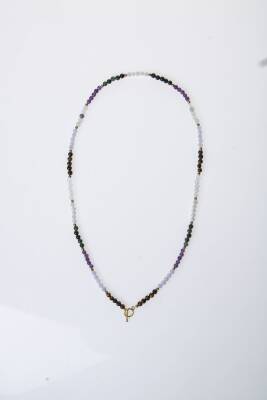 Sertifikalı Balık Burcu Doğal Taş Kolye - 6