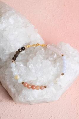 Sertifikalı Başak Burcu Doğal Taş Bileklik - 2