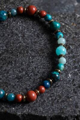 Sertifikalı Başak Burcu Doğal Taş Bileklik (SK:253) - 3