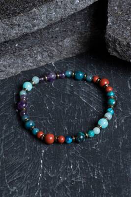 Sertifikalı Başak Burcu Doğal Taş Bileklik (SK:253) - 5