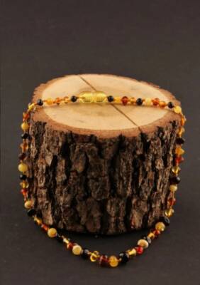 Sertifikalı Bebek Doğal Taş Kolye 33-35cm - 3