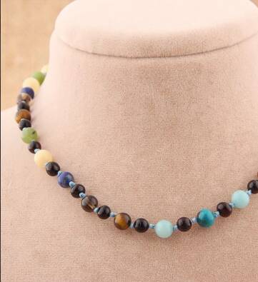 Sertifikalı Bebek Doğal Taş Kolye 33-35cm - 4