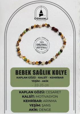 Sertifikalı Bebek Sağlık Kolye (33-35 CM) - 2