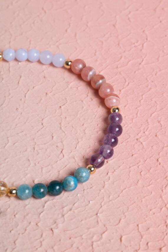 Sertifikalı Boğa Burcu Doğal Taş Bileklik - 4