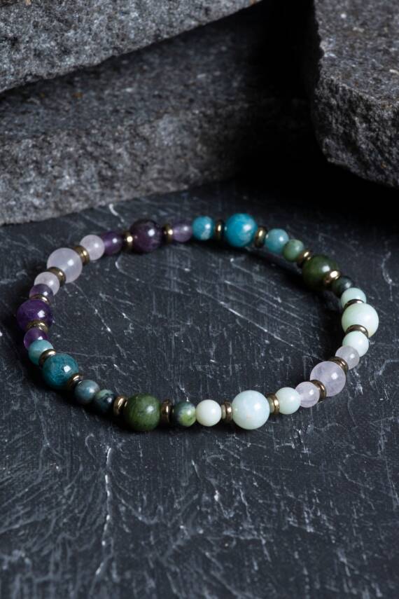 Sertifikalı Boğa Burcu Doğal Taş Bileklik (SK:252) - 3