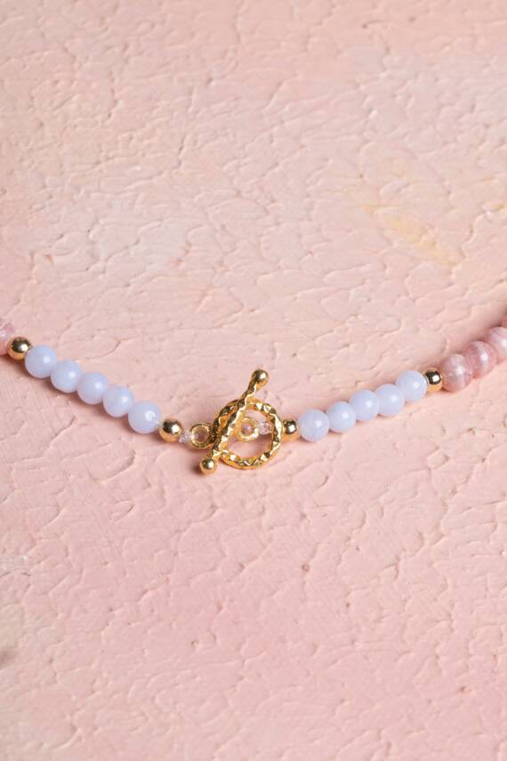 Sertifikalı Boğa Burcu Doğal Taş Kolye - 4