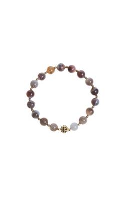 Sertifikalı Bostwana, Akik Zirkon Aparat Doğal Taş Bilelik - 3