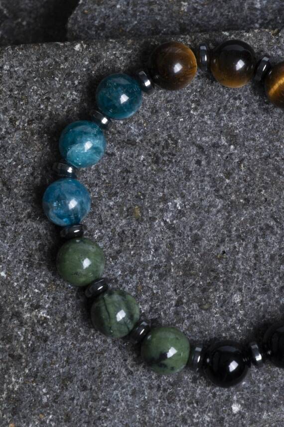 Sertifikalı Burç Doğal Taş Bileklik-Akrep Burcu - 2