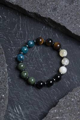 Sertifikalı Burç Doğal Taş Bileklik-Akrep Burcu - 4