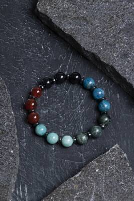 Sertifikalı Burç Doğal Taş Bileklik-Başak Burcu - Osmanlı Doğaltaş