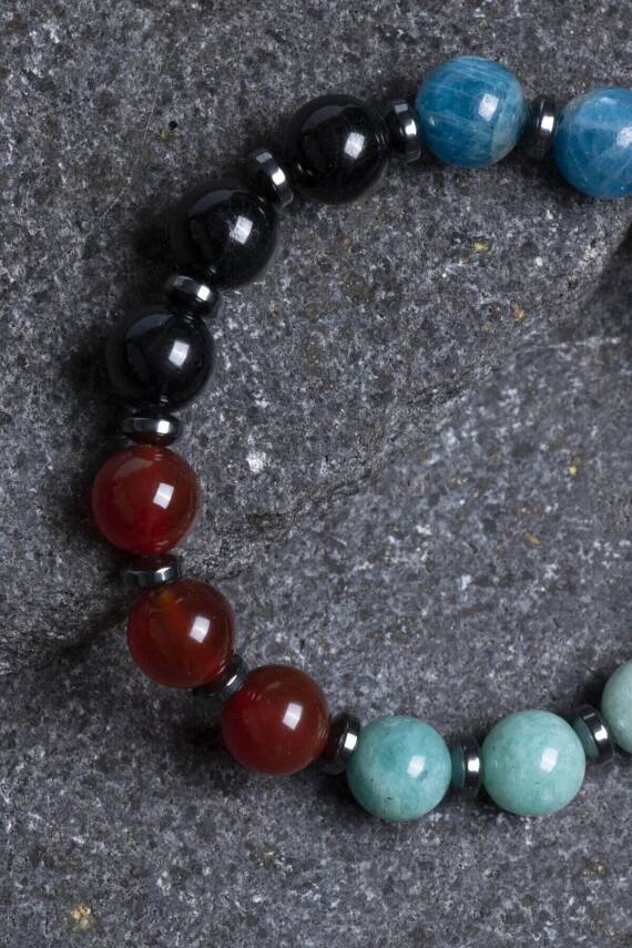 Sertifikalı Burç Doğal Taş Bileklik-Başak Burcu - 4