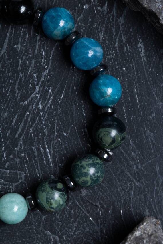 Sertifikalı Burç Doğal Taş Bileklik-Başak Burcu - 2