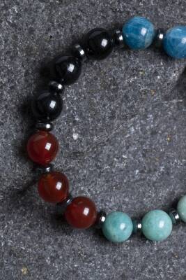 Sertifikalı Burç Doğal Taş Bileklik-Başak Burcu - 3