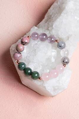 Sertifikalı Burç Doğal Taş Bileklik - Boğa Burcu - 3