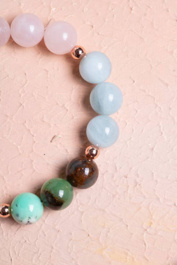 Sertifikalı Burç Doğal Taş Bileklik -Terazi Burcu - 2