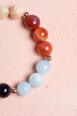 Sertifikalı Burç Doğal Taş Bileklik /Yay Burcu - 2