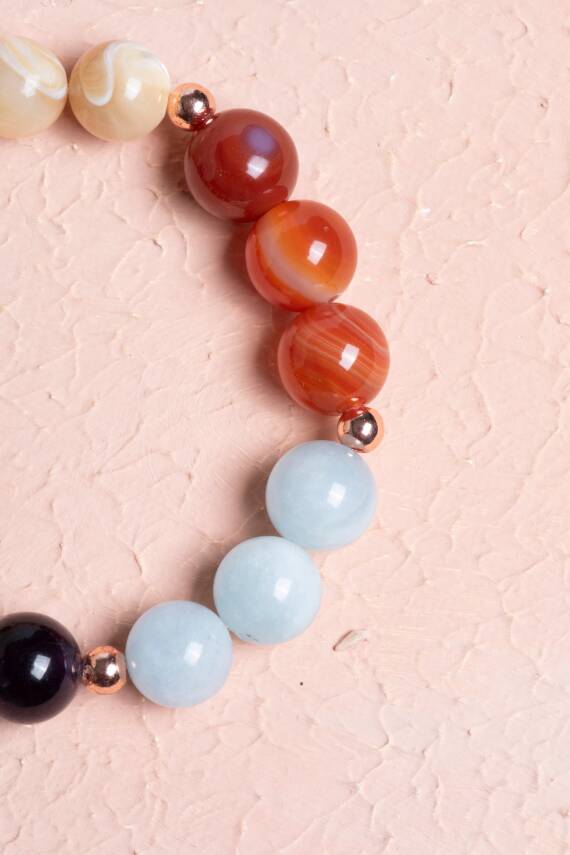 Sertifikalı Burç Doğal Taş Bileklik /Yay Burcu - 2