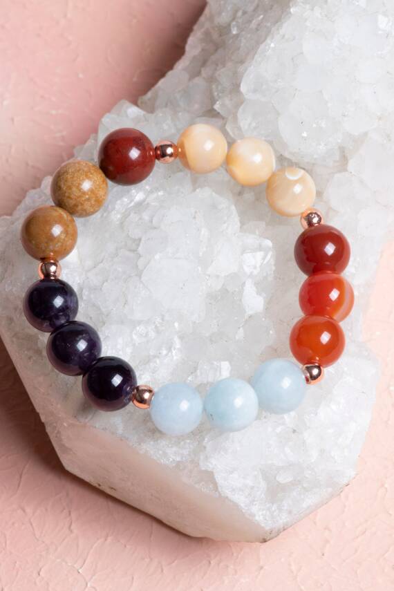 Sertifikalı Burç Doğal Taş Bileklik /Yay Burcu - 3