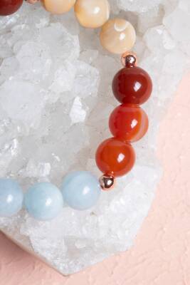 Sertifikalı Burç Doğal Taş Bileklik /Yay Burcu - 4