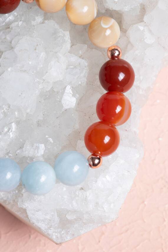 Sertifikalı Burç Doğal Taş Bileklik /Yay Burcu - 4