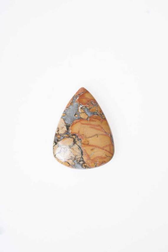 Sertifikalı Damla Jasper Kabaşon (S.K327) - 2