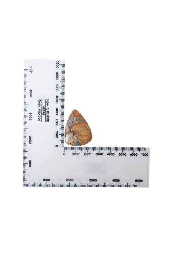 Sertifikalı Damla Jasper Kabaşon (S.K327) - 3