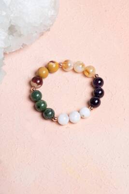 Sertifikalı Doğal Taş Bileklik-Akrep Burcu - Osmanlı Doğaltaş