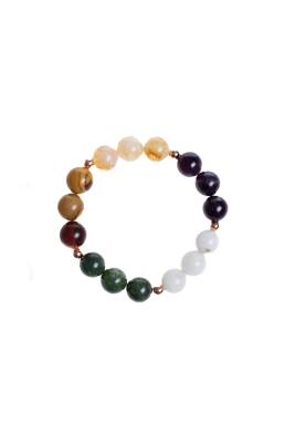 Sertifikalı Doğal Taş Bileklik-Akrep Burcu - 5