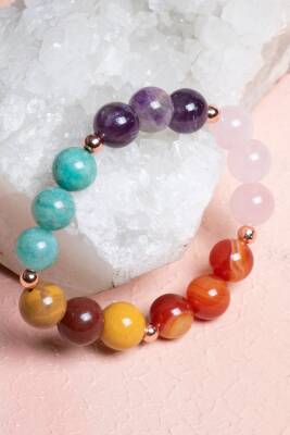 Sertifikalı Doğal Taş Bileklik -Başak Burcu - 4