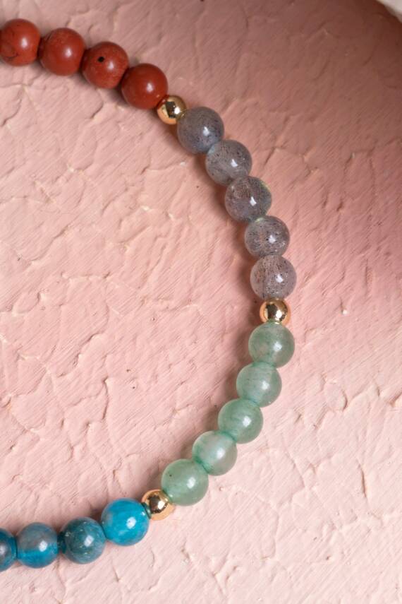 Sertifikalı Doğal Taş Bileklik-Yay Burcu - 3