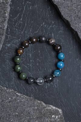 Sertifikalı Doğal Taş Bileklik/Boğa Burcu - Osmanlı Doğaltaş