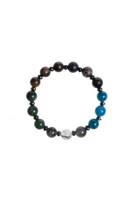 Sertifikalı Doğal Taş Bileklik/Boğa Burcu - 6