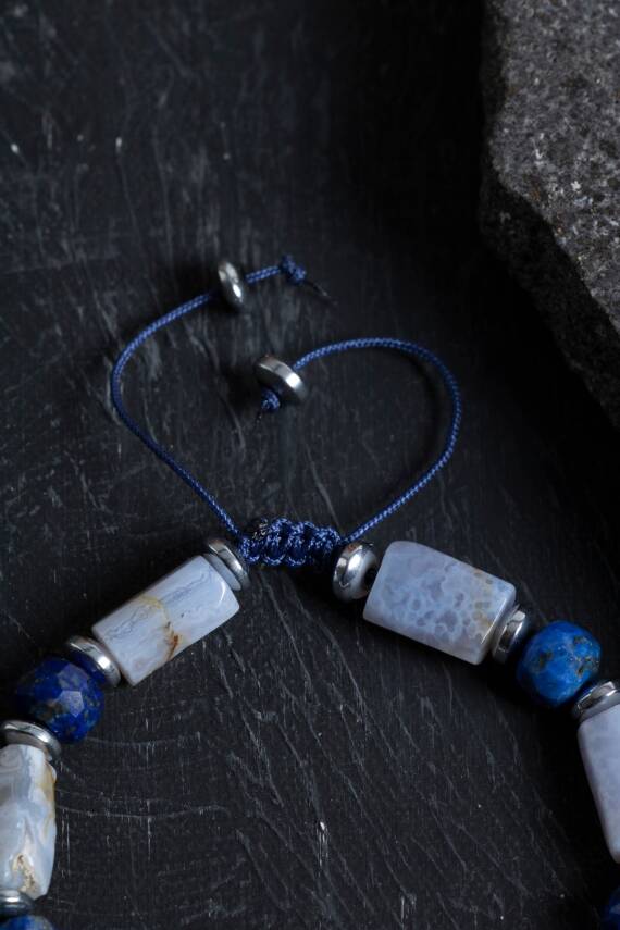 Sertifikalı Dumanlı Kuvars Sitrin Hematit Doğaltaş Bileklik - 1