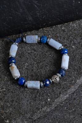 Sertifikalı Dumanlı Kuvars Sitrin Hematit Doğaltaş Bileklik - 3