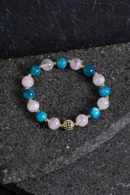 Sertifikalı Dumanlı Kuvars Sitrin Hematit Doğaltaş Bileklik - 4