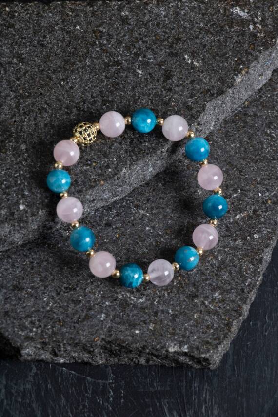 Sertifikalı Dumanlı Kuvars Sitrin Hematit Doğaltaş Bileklik - 5