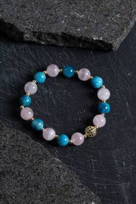 Sertifikalı Dumanlı Kuvars ve Opal Doğal Taş Bileklik - Osmanlı Doğaltaş