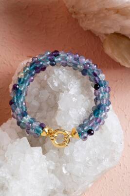 Sertifikalı El İşçiliği Örme Florit Gümüş Kapama Bileklik (SK:138) - 3