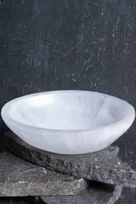 Sertifikalı Elips Selenit Tabak no.6 - 5