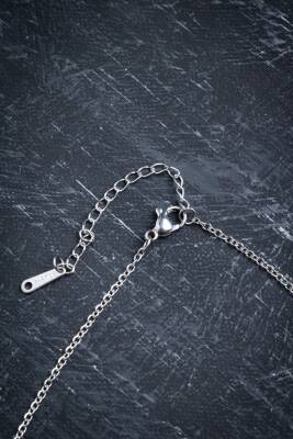 Sertifikalı Florit Doğal Taş Esans Şişesi Kolye - 5