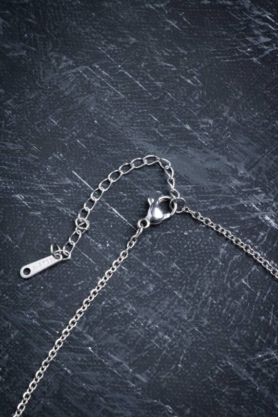 Sertifikalı Florit Doğal Taş Esans Şişesi Kolye - 5