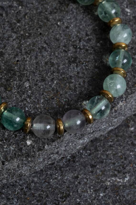 Sertifikalı Göz Akik ve Sitrin Doğal Taş Bileklik - 1