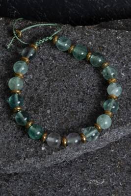 Sertifikalı Göz Akik ve Sitrin Doğal Taş Bileklik - 2