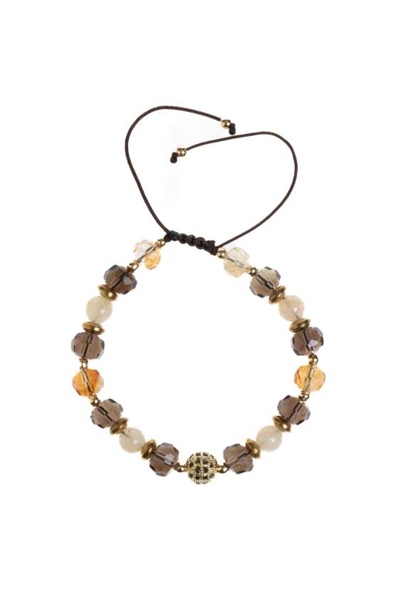 Sertifikalı Güneş Taşı ve Pembe Kuvars Bileklik - 4