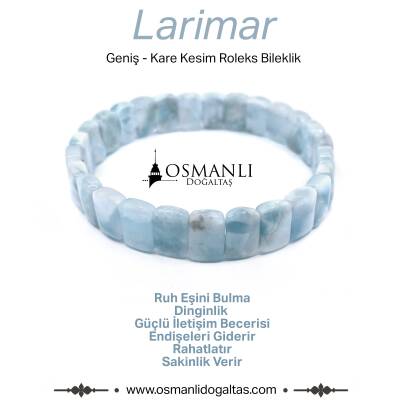 Sertifikalı Hakiki Kyanit (kiyanit) Doğal Taş Bileklik 1.Kalite - 4